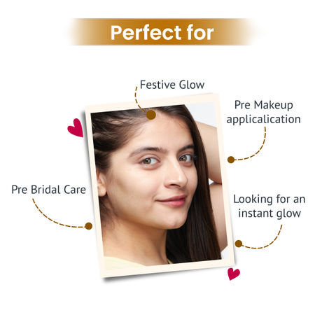 Buy Alps Goodness Gold Glow Facial Kit - Saffron (34 gm) Online