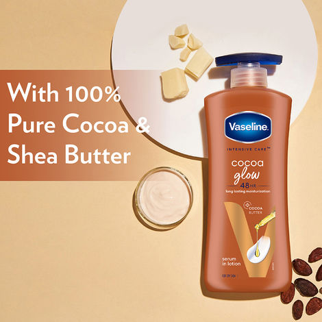 Vaseline Cocoa Glow Serum In Lotion 400 ml 100 Pure Cocoa