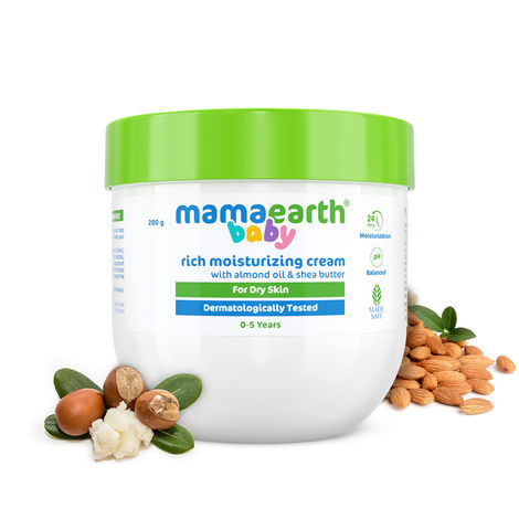 Mamaearth Baby Rich Moisturizing Cream With Almond Oil Shea