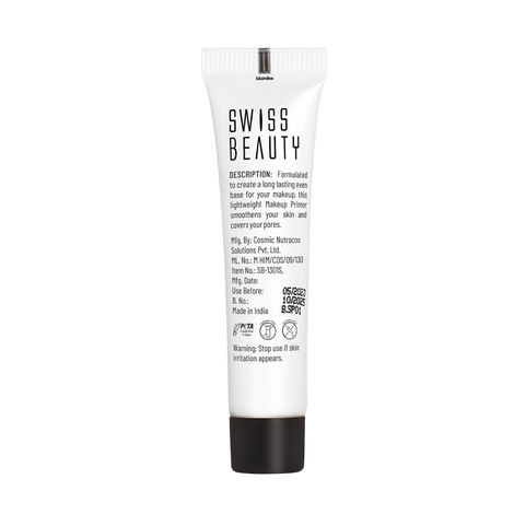 Swiss Beauty Makeup Primer for Face Oil Free Shine Minimises