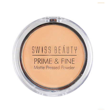 Swiss Beauty Matte Pressed Powder - 4 - Natural Beige - (8 g)