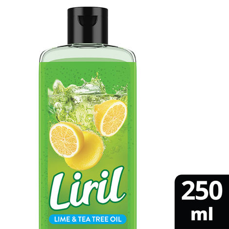 Liril Lemon and Tea Tree Oil Body Wash with Long Lasting Fragrance, 250 ml