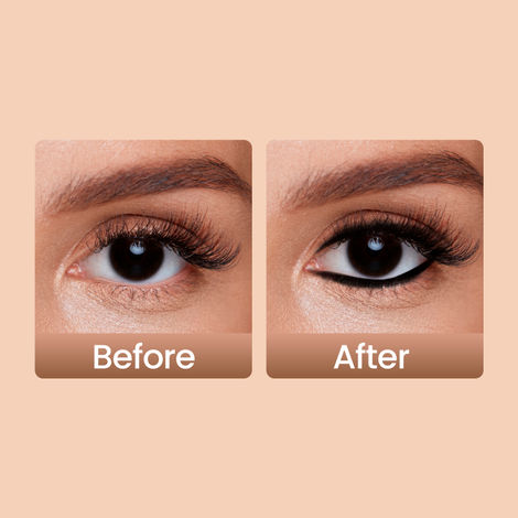 Swiss Beauty Bold & Black Kajal – 24 Stunden Wischfest, Tiefschwarz, Ophthalmologisch Getestet