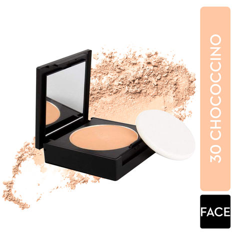 SUGAR Cosmetics - Dream Cover - Mattifying Compact - 30 Chococcino (Compact for medium tones) - Lightweight Compact with SPF 15