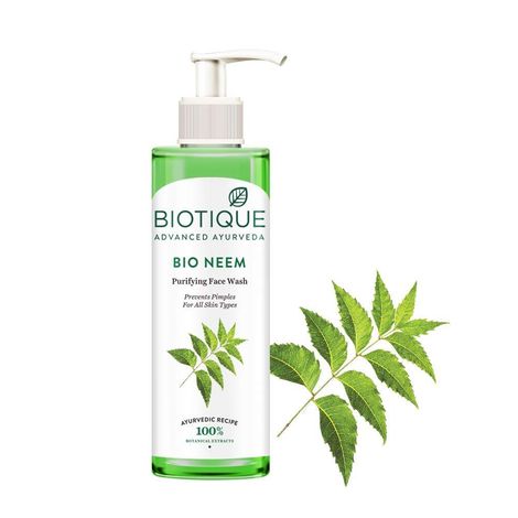 Biotique neem shop face wash