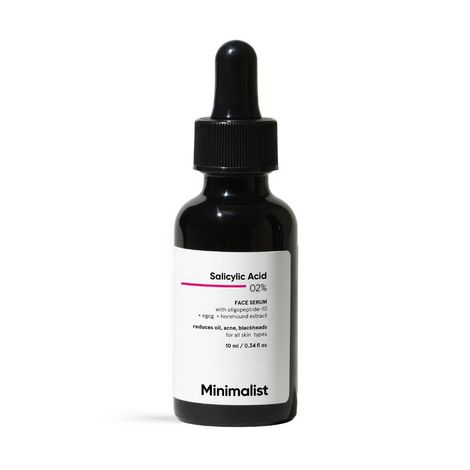 Minimalist Salicylic Acid 2% Face Serum for Oil Controled & Acne free skin , 10 ml