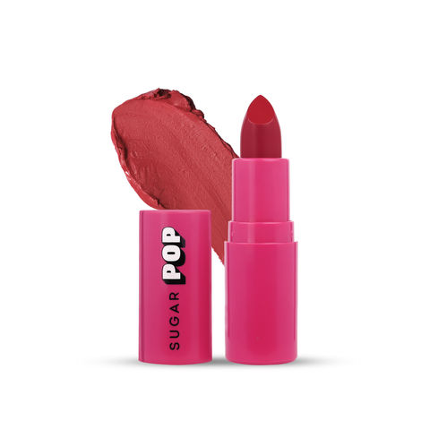 SUGAR POP Matte Lipstick - 03 Scarlet (Bright Red with hints of Orange) a€“ 4.2 gm a€ ,matte Texture & Non-drying Formula l Lipstick for Women