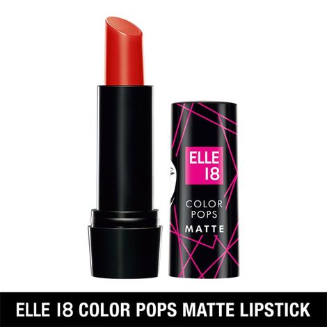 Elle 18 Color Pop Matte Lip Color, Rockstar Red, 4.3 g