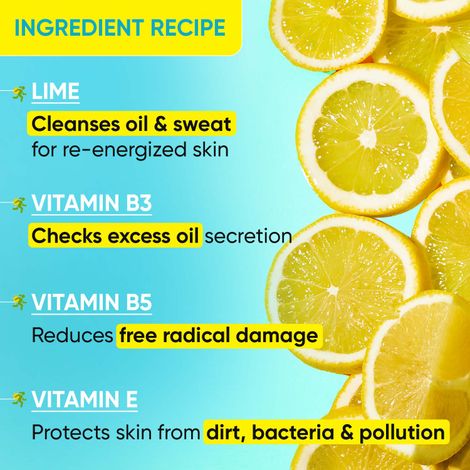 Dot Key Lime Rush Sports Face Wash 100ml Pack of