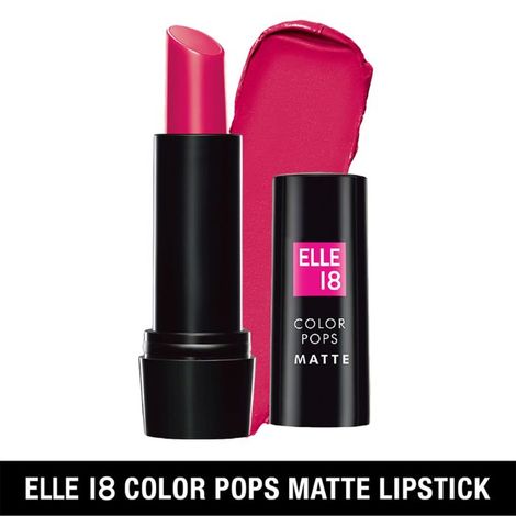 Elle 18 Color Pops Matte Lip Color, Red Wave, (4.3 g)