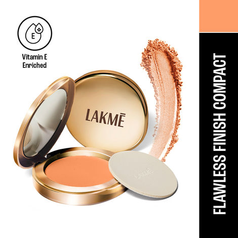 Lakme 9 To 5 Fashionista Collection Powerplay Matte Compact - Apricot Matte (8 g)