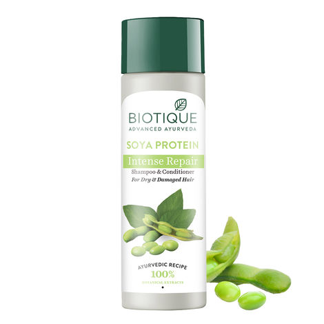 Biotique Soya Protein Intense Repair Shampoo & Conditioner (120 ml)