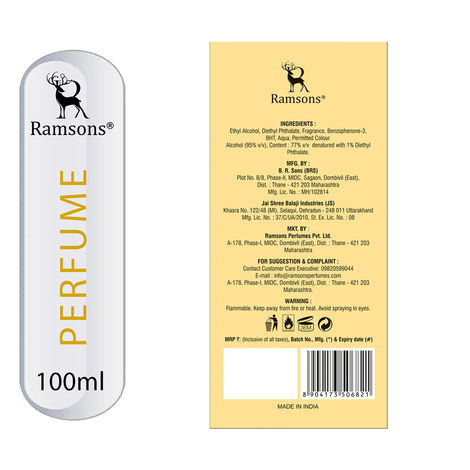 Ramsons Exotica Gold Eau de Parfum 100ml - Main Image