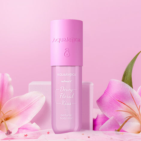 Aqualogica Refresh+ Dewy Floral Kiss Perfume Body Mist with