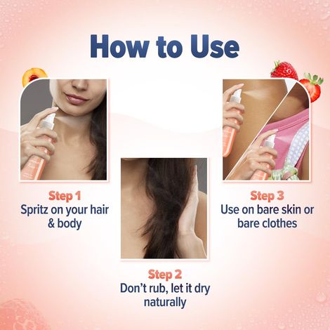 Aqualogica Refresh+ Sweet Summer Kiss Perfume Body Mist with Zemea