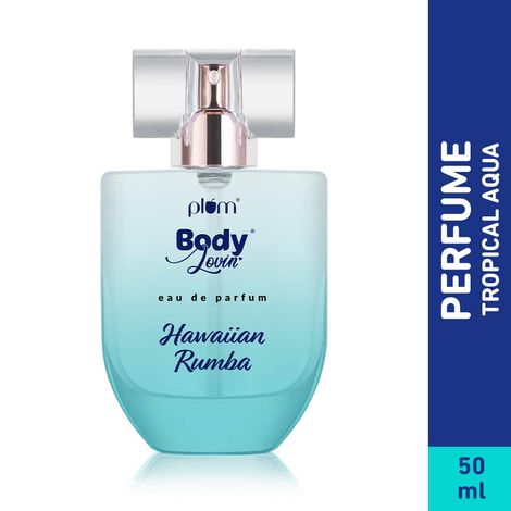 Plum BodyLovin' Hawaiian Rumba Eau De Parfum | Long Lasting & Luxurious Fresh Beachy Fragrance | Luxury Perfume For Women |Mandarin, Vanilla & Gardenia Notes | Travel-Friendly (50 ml)