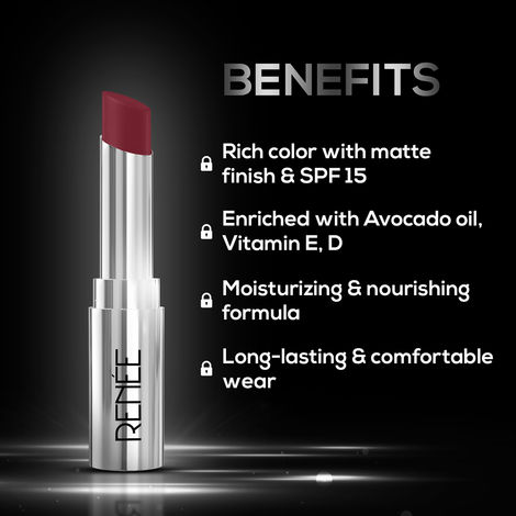 ラッセン　ローズオブザミレニアムレフレクティブ RENEE Matte Lock Lipstick- 02 (3.5 gm)