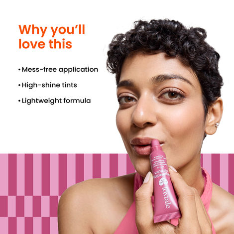 Foxtale Glazed Lips Brightening Lip Balm - Light Mauve Glaze 12 gm