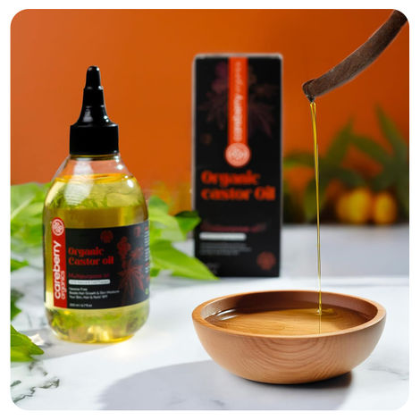 thumbnail image 2 of Organic Cold Pressed Castor Oil 4oz Glass Bottle, Hexane Free For Hair Growth 2 of 3