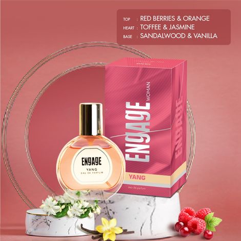 Engage Yang Eau De Parfum for Women, Floral and Fruity Fragrance