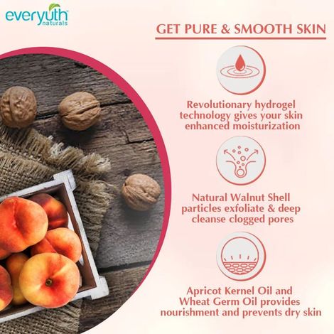 Everyuth Walnuss Peeling Scrub 100g – Mit Natürlichen Walnussschalen-Partikeln, Gegen Mitesser & Für Glatte Haut