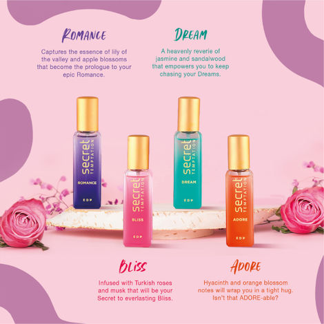 Secret Temptation Premium Perfume For Women, Pack Of (20ml Each