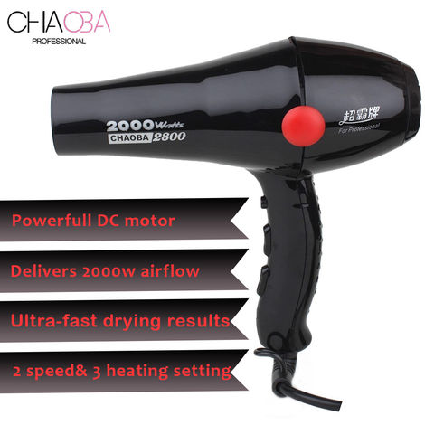 Buy Chaoba 2800 Hair Dryer (Black) Online Purplle
