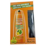 Buy Garnier Fructis Goodbye Damage Shampoo (340 ml) + Vega Brush Free - Purplle