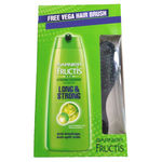 Buy Garnier Fructis Long & Strong Shampoo (340 ml) + Vega Brush Free - Purplle