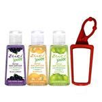 Buy Zuci Black Current, Muskmelon, And Green Apple Hand Sanitizer With Bag Tag (30 ml X 3) - Purplle