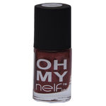 Buy NELF USA Oh My NELF Maroon 'o' Shine Nail Paint (6 ml) - Purplle