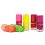 Buy Color Fever Neon Nail Polish - Green / Orange / Red / Pink / Yellow (9.5mlx6pcs combo) - Purplle