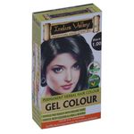 Buy Indus Valley Organically Natural Gel Colour Black 1.00 One Touch/Trial Pack (35 g) - Purplle