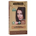 Buy Indus Valley 100% Botanical Organic Healthier Hair Colour Soft Black One Touch/Trial Pack (30 g) - Purplle