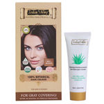 Buy Indus Valley 100% Botanical Hair Colour Soft Black (120 g) & Get Colour Protection Shampoo (50 ml) Free - Purplle