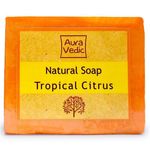 Buy Auravedic Natural Soap Tropical Citrus (100 g) - Purplle