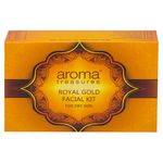 Buy Aroma Treasures Royal Gold Facial Kit For Dry Skin Single Time (40 g) - Purplle