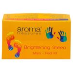 Buy Aroma Treasures Brightening Sheen Mani-Pedi Kit Single Time (40 g) - Purplle