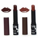 Buy Color Fever Creme Matte Lipstick - Rosewood / Chocolate (3.5g X 2 pcs) - Purplle