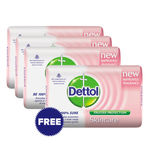 Buy Dettol Soap Value Pack Skincare (125 g) (Buy 3 Get 1 FREE) - Purplle