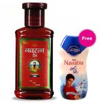 Buy Navratna Oil (100 ml) + Navratna Cool Talc (12 g) - Purplle