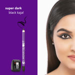 Buy Plum NaturStudio All-Day-Wear Kohl Kajal + Plum Flip-Tip Sharpener - Purplle