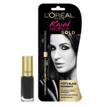 Buy L'Oreal Paris Kajal Magique Bold plus Color Riche Vernis Black Swan combo offer - Purplle