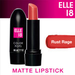 Buy Elle 18 Color Pop Matte Lip Color - Rust Rag (4.3 g) - Purplle