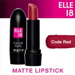 Buy Elle 18 Color Pop Matte Lip Color - Code Red (4.3 g) - Purplle