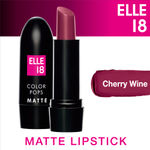 Buy Elle 18 Color Pop Matte Lip Color - Cherry Wine (4.3 g) - Purplle