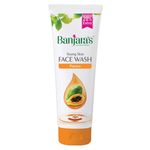 Buy Banjara's Face Wash Papaya (50 ml + 10 ml Extra) - Purplle