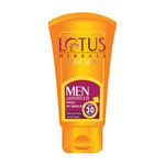 Buy Lotus Herbals Safe Sun Men Advanced Daily UV Shield | SPF 30 | PA+++ | Non-Greasy | For All Skin Types | 100g - Purplle