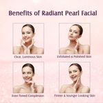 Buy Lotus Herbals Radiant Pearl Cellular 4 in 1 Facial Kit | For Deep Cleaning | With Pearl Extracts & Green Tea | 4x37g - Purplle