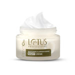 Buy Lotus Professional PhytoRx Whitening & Brightening Night Cream | All skin types | Night Repair cream | 50g - Purplle
